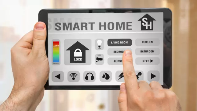 Smart home control Panel