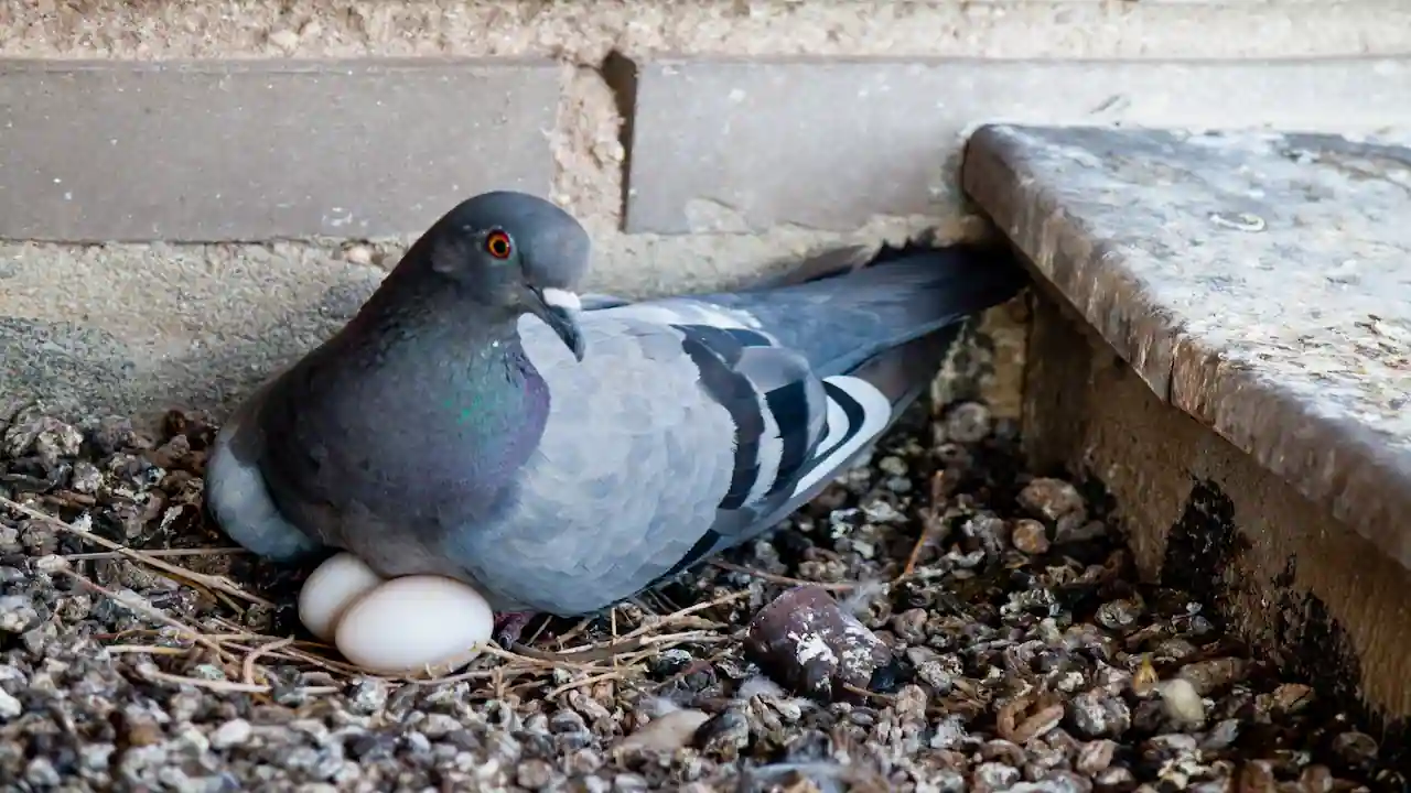 pigeon eggs