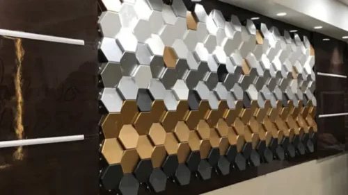Metallic 3D Wall Tiles