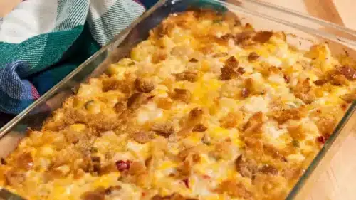 Mississippi Mud Cheesy Potatoes