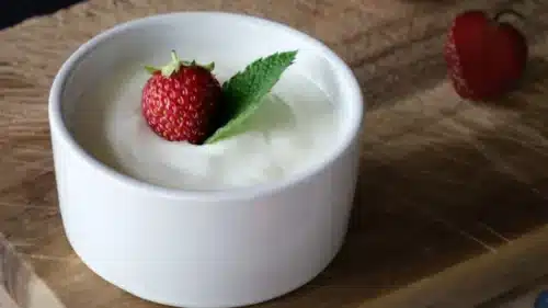 Yogurt with Berries or Banana baby food