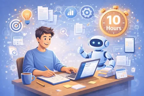 AI productivity tools helping bloggers save time every week