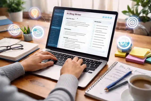 Free AI tools for bloggers helping automate blog writing and research