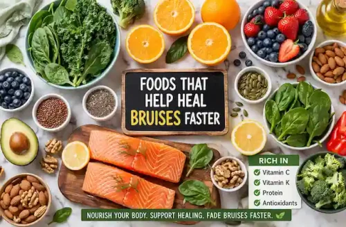 anti inflammatory foods for healing bruises including fruits and greens