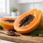Can you eat papaya seeds safely from a ripe papaya